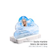 Plaque funéraire nuages 19 Plaquedeces.fr